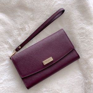 Kate Spade Maroon mini wallet